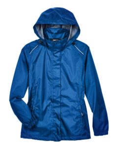 CORE365 78185 Women’s Climate Seam-Sealed Lightweight Variegated Ripstop Jacket – True Royal