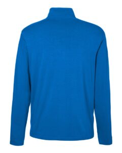 Devon & Jones DG425 Men’s Raleigh Stretch Quarter-Zip Pullover – French Blue (back)