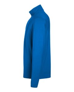 Devon & Jones DG425 Men’s Raleigh Stretch Quarter-Zip Pullover – French Blue (side)