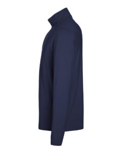 Devon & Jones DG425 Men’s Raleigh Stretch Quarter-Zip Pullover – Navy (side)