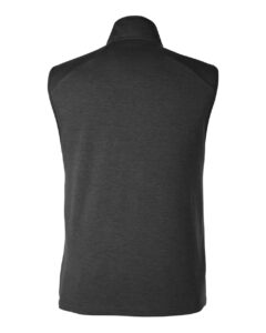 Devon & Jones DG706 Men’s New Classics® Charleston Hybrid Vest – Black/ Melange Black (back)