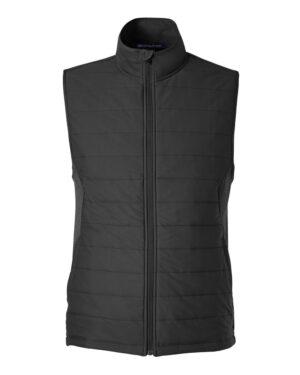 Devon & Jones DG706 Men’s New Classics® Charleston Hybrid Vest – Black/ Melange Black