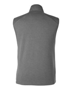 Devon & Jones DG706 Men’s New Classics® Charleston Hybrid Vest – Graphite Melange/ Graphite (back)