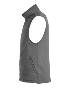 Devon & Jones DG706 Men’s New Classics® Charleston Hybrid Vest – Graphite Melange/ Graphite (side)