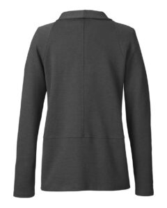 Devon & Jones DG481W Women’s New Classics® Charleston Cardigan – Black Melange (back)