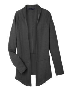 Devon & Jones DG481W Women’s New Classics® Charleston Cardigan – Black Melange