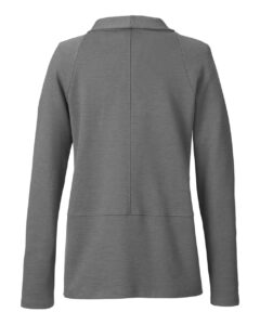 Devon & Jones DG481W Women’s New Classics® Charleston Cardigan – Graphite Melange (back)