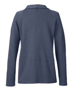 Devon & Jones DG481W Women’s New Classics® Charleston Cardigan – Navy Melange (back)