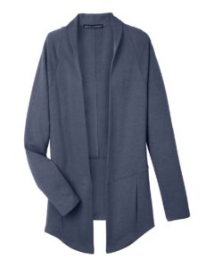 Devon & Jones DG481W Women’s New Classics® Charleston Cardigan – Navy Melange