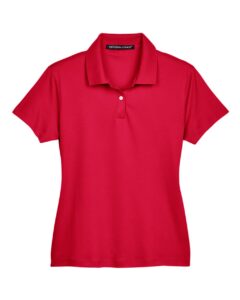 Devon & Jones DG200W Women’s Pima-Tech™ Jet Piqué Polo – Red