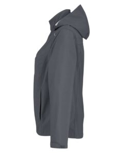 CORE365 CE712W Women’s Barrier Packable Rain Jacket – Carbon (side)