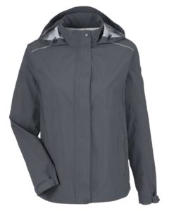CORE365 CE712W Women’s Barrier Packable Rain Jacket – Carbon
