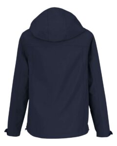 CORE365 CE712W Women’s Barrier Packable Rain Jacket – Classic Navy (back)