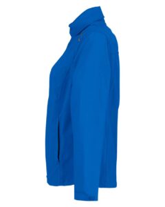 CORE365 CE712W Women’s Barrier Packable Rain Jacket – True Royal (side)