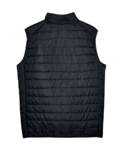 CORE365 CE702 Men’s Prevail Packable Puffer Vest – Black (back)