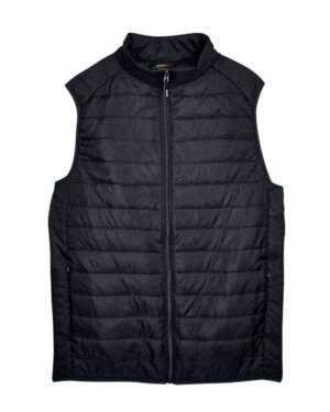 CORE365 CE702 Men’s Prevail Packable Puffer Vest – Black