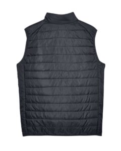 CORE365 CE702 Men’s Prevail Packable Puffer Vest – Carbon (back)