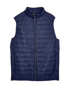 CORE365 CE702 Men’s Prevail Packable Puffer Vest – Classic Navy