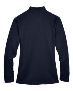 Devon & Jones DG440W Women’s Stretch Tech-Shell® Compass Quarter-Zip Pullover – Navy (back)