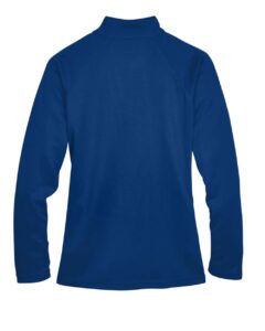 Devon & Jones DG440W Women’s Stretch Tech-Shell® Compass Quarter-Zip Pullover – True Royal (back)