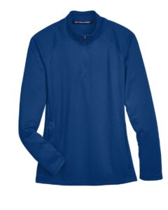 Devon & Jones DG440W Women’s Stretch Tech-Shell® Compass Quarter-Zip Pullover – True Royal