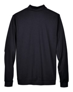 Devon & Jones DG479 Men’s DRYTEC20™ Performance Quarter-Zip Pullover – Black/ Grey Heather/ Graphite (back)
