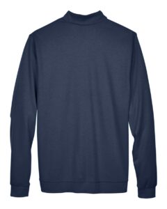 Devon & Jones DG479 Men’s DRYTEC20™ Performance Quarter-Zip Pullover – Navy/ Grey Heather/ Graphite (back)