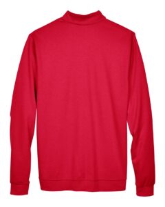 Devon & Jones DG479 Men’s DRYTEC20™ Performance Quarter-Zip Pullover – Red/ Navy/ Red (back)