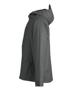 Devon & Jones DG720 Unisex New Classics® Prescott Rain Jacket – Graphite (side)