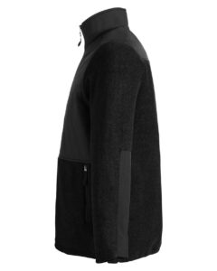 CORE365 CE890 Men’s Journey Summit Hybrid Full-Zip – Black/ Black (side)