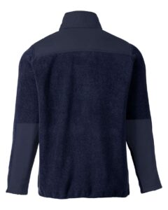 CORE365 CE890 Men’s Journey Summit Hybrid Full-Zip – Classic Navy/ Classic Navy (back)