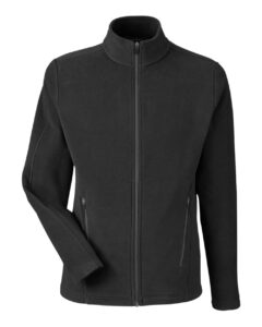 Devon & Jones DG730 Men’s CrownLux Performance® Fleece Full-Zip Jacket – Black