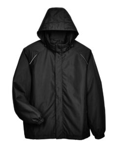 CORE365 88189T Men’s Tall Brisk Insulated Jacket – Black