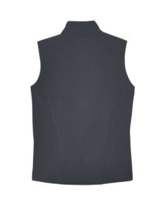 CORE365 CE701W Women’s Cruise Two-Layer Fleece Bonded Soft Shell Vest – Carbon (back)
