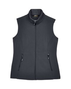 CORE365 CE701W Women’s Cruise Two-Layer Fleece Bonded Soft Shell Vest – Carbon