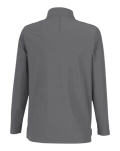 Devon & Jones DG410W Women’s CrownLux Performance® Windsor Welded Quarter-Zip Pullover – Graphite (back)