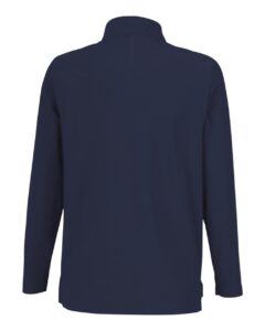 Devon & Jones DG410W Women’s CrownLux Performance® Windsor Welded Quarter-Zip Pullover – Navy (back)
