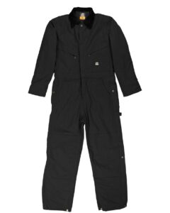 Berne Apparel I417 Men’s Heritage Duck Insulated Coverall – Black