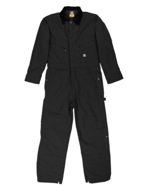 Berne Apparel I417 Men’s Heritage Duck Insulated Coverall – Black