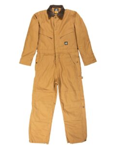 Berne Apparel I417 Men’s Heritage Duck Insulated Coverall – Brown