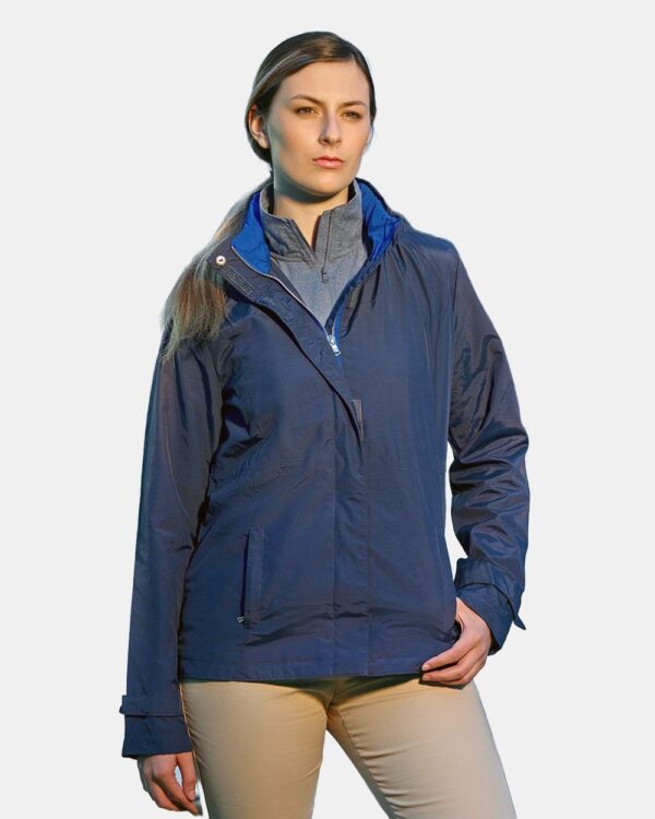 Nautica Women’s Voyage Hooded Rain Jacket