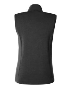 Devon & Jones DG706W Women’s New Classics® Charleston Hybrid Vest – Black/ Melange Black (back)
