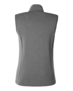 Devon & Jones DG706W Women’s New Classics® Charleston Hybrid Vest – Graphite Melange/ Graphite (back)