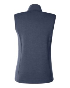 Devon & Jones DG706W Women’s New Classics® Charleston Hybrid Vest – Navy Melange/ Navy (back)