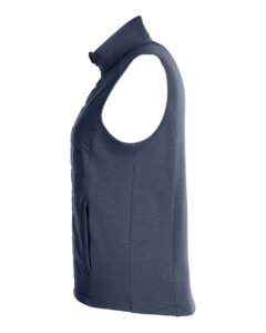 Devon & Jones DG706W Women’s New Classics® Charleston Hybrid Vest – Navy Melange/ Navy (side)