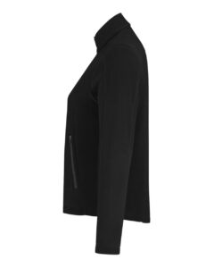 Devon & Jones DG730W Women’s CrownLux Performance® Fleece Full-Zip Jacket – Black (side)