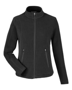 Devon & Jones DG730W Women’s CrownLux Performance® Fleece Full-Zip Jacket – Black