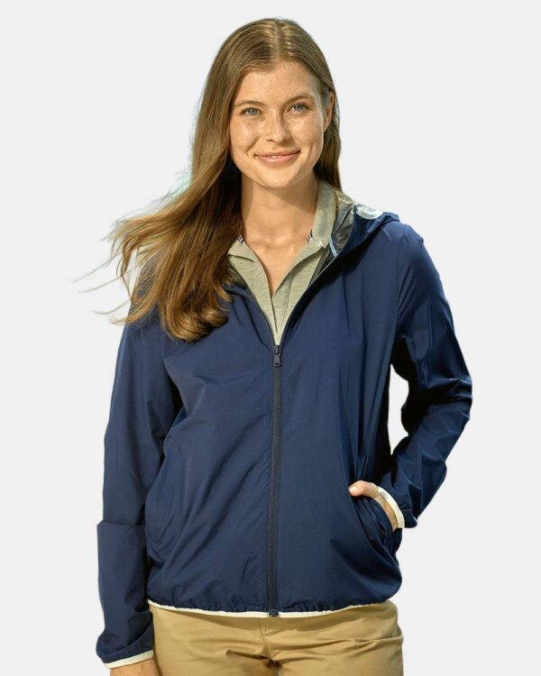 Nautica Women’s Stillwater Hooded Windbreaker