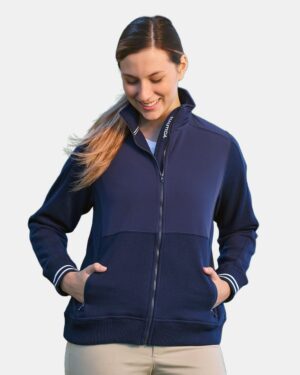 Nautica N17387 Women’s Navigator Fleece Full-Zip Jacket