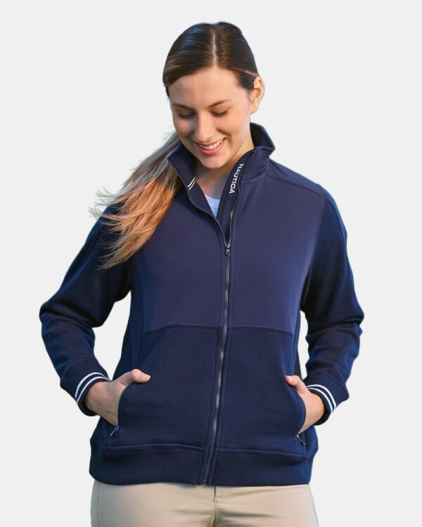 Nautica Women’s Navigator Fleece Full-Zip Jacket